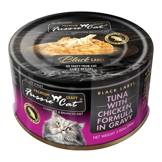 Fussie Cat Premium Tuna w/Chicken & Gravy