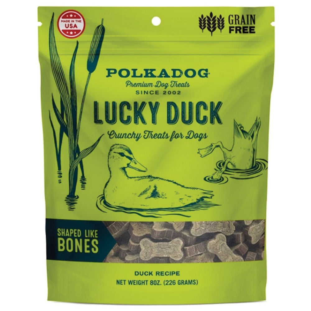 Polka Dog Lucky Duck Bones 8oz