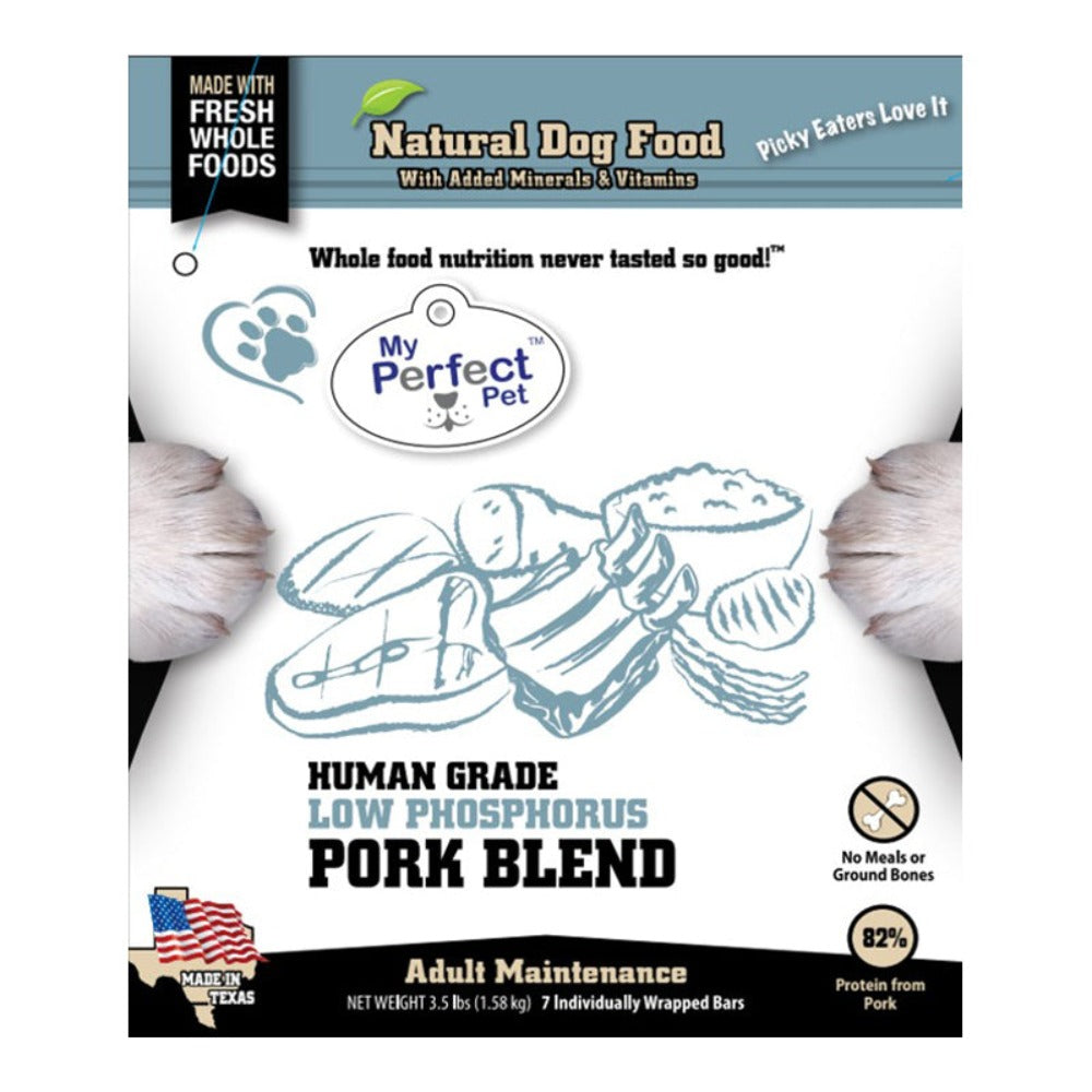 My Perfect Pet Low Phosphorus Pork 3.5-lb