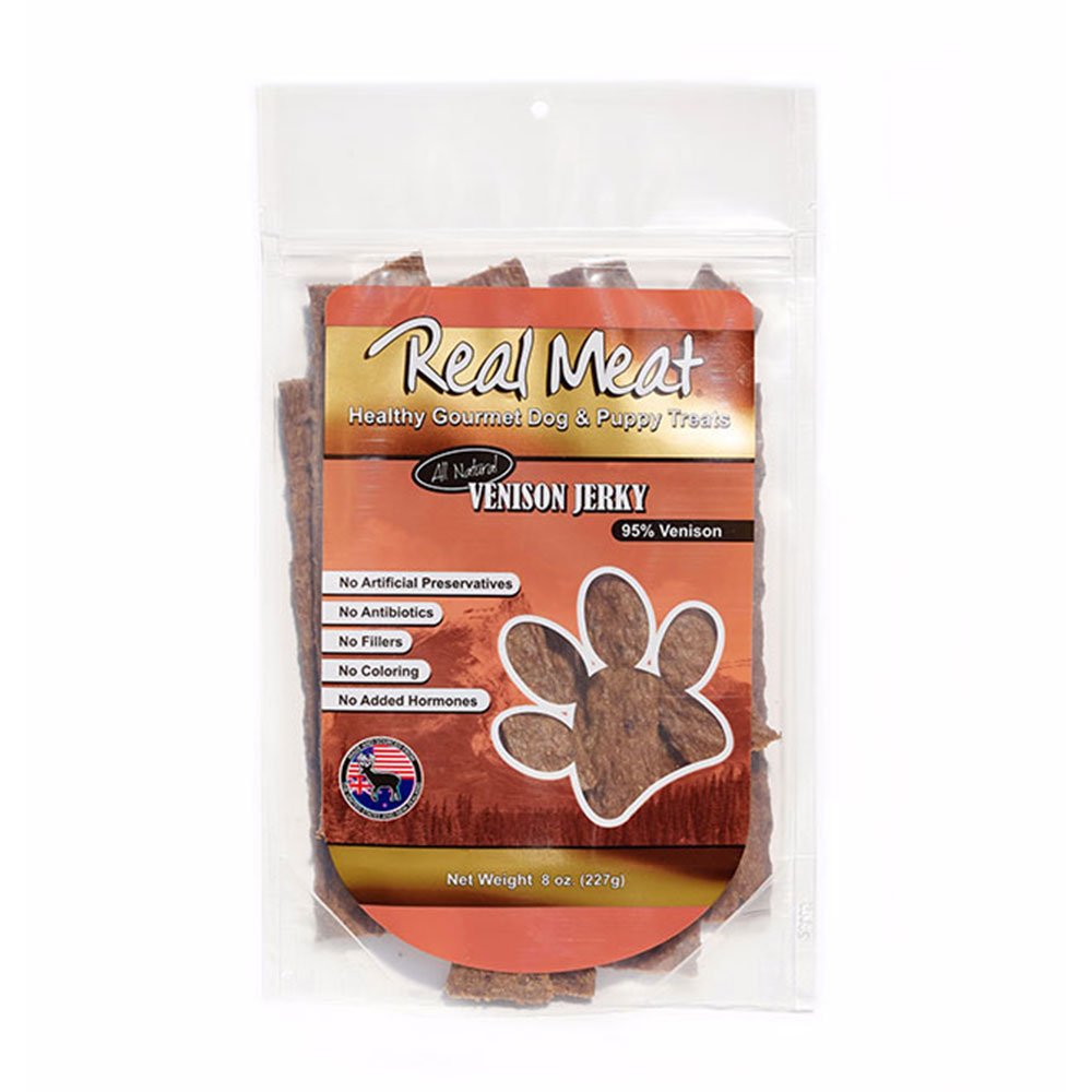 Real Meat Venison Jerky Dog Treats