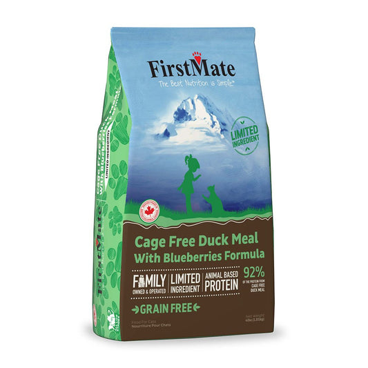 FirstMate Cat Cage Free Duck w/Blueberries