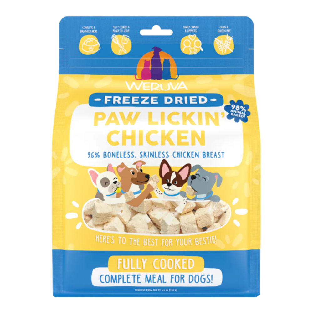 Weruva Freeze Dried Paw Lickin Chicken Dog