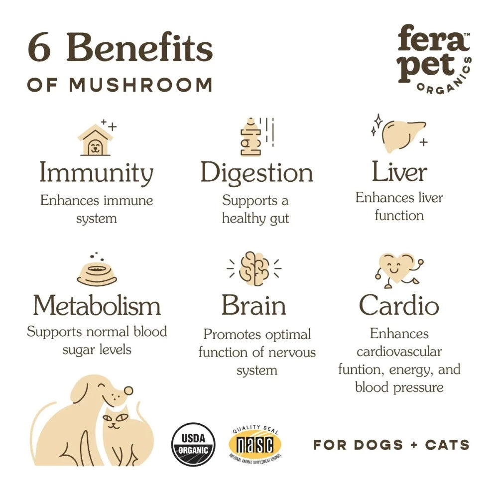 Fera Organics Mushroom Blend Immune Support