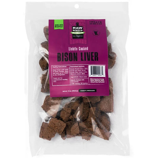 Raw Bistro Bison Liver Treat Frozen