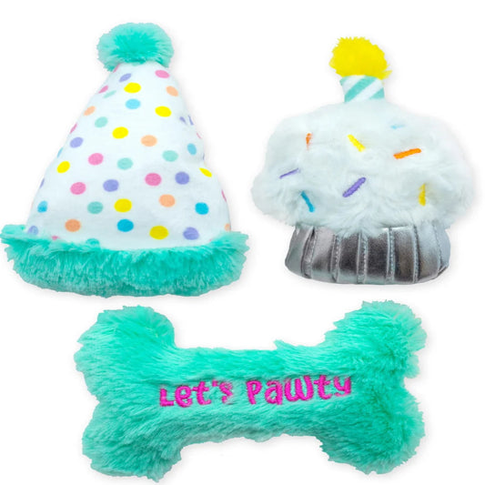 ThoozyPet Birthday 3pk Small Plush