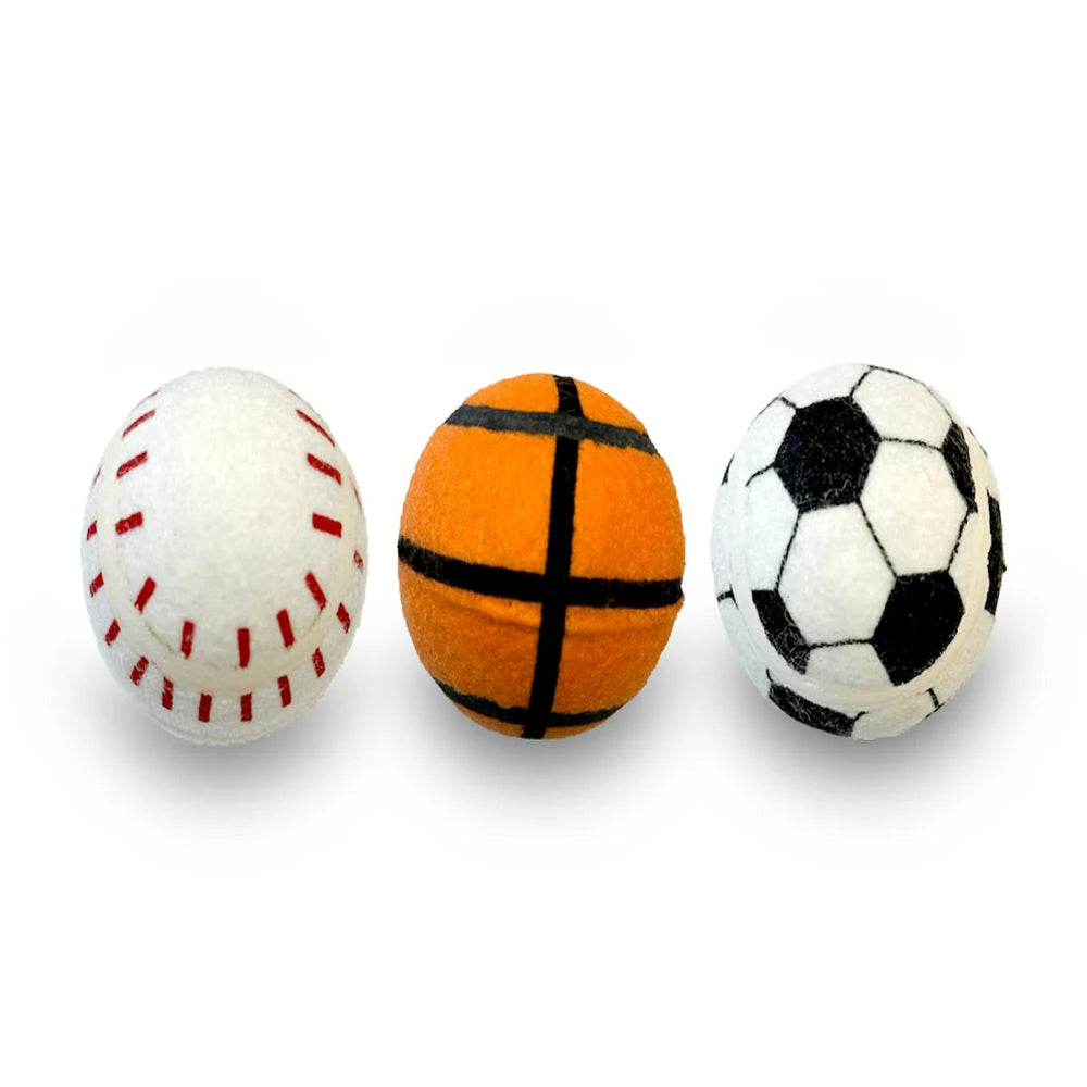 ThoozyPet Tennis Ball Assorted 3pk 2.5"