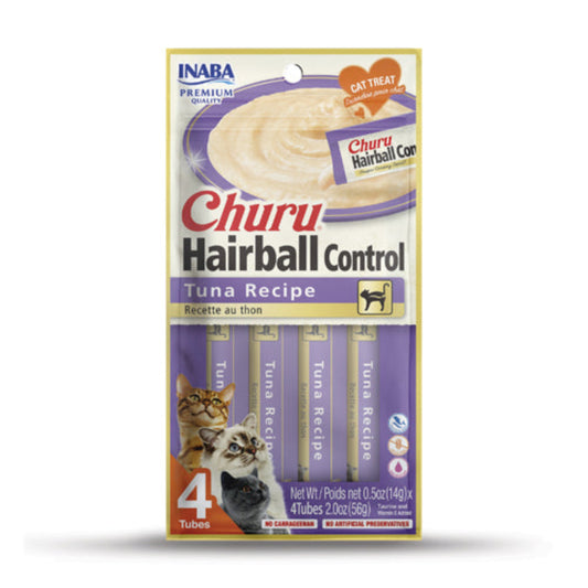 Churu Inaba Hairball Control Tuna 4pk