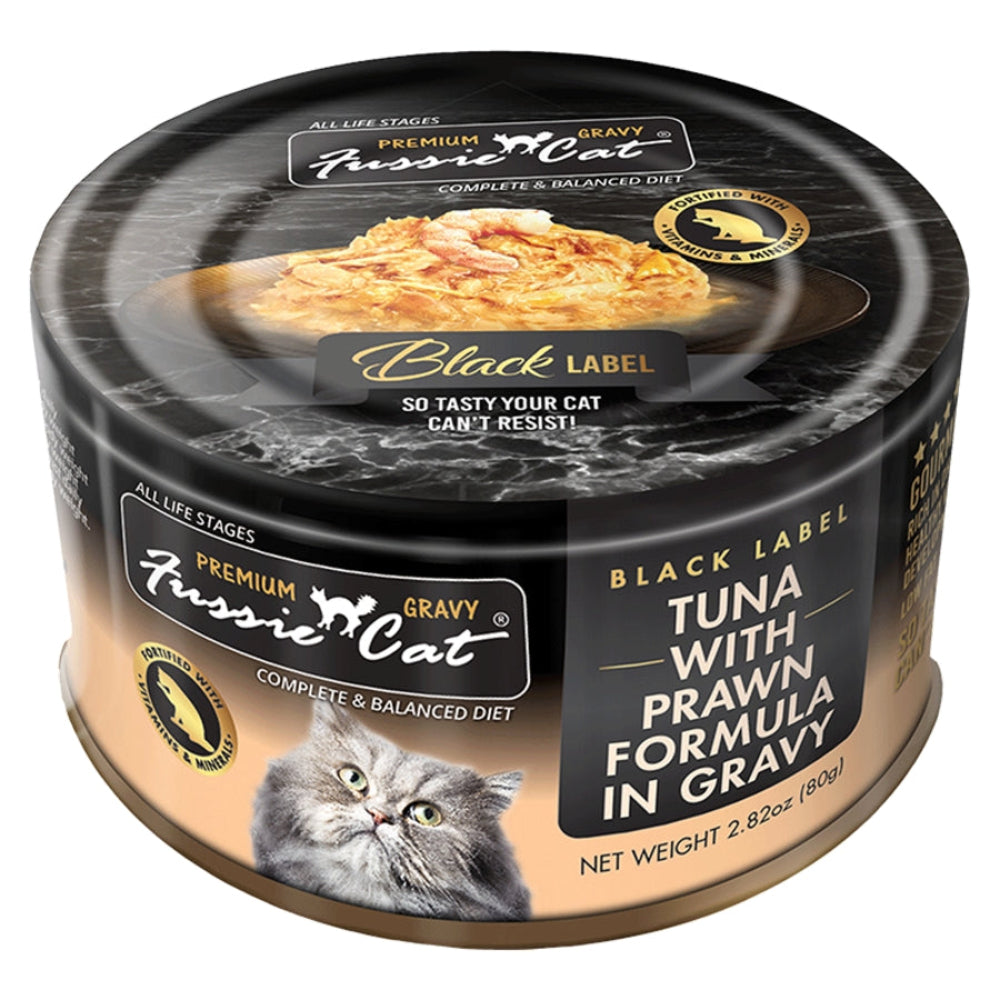 Fussie Cat Premium Tuna w/Prawn in Gravy