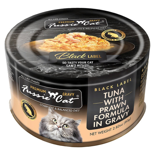 Fussie Cat Premium Tuna w/Prawn in Gravy