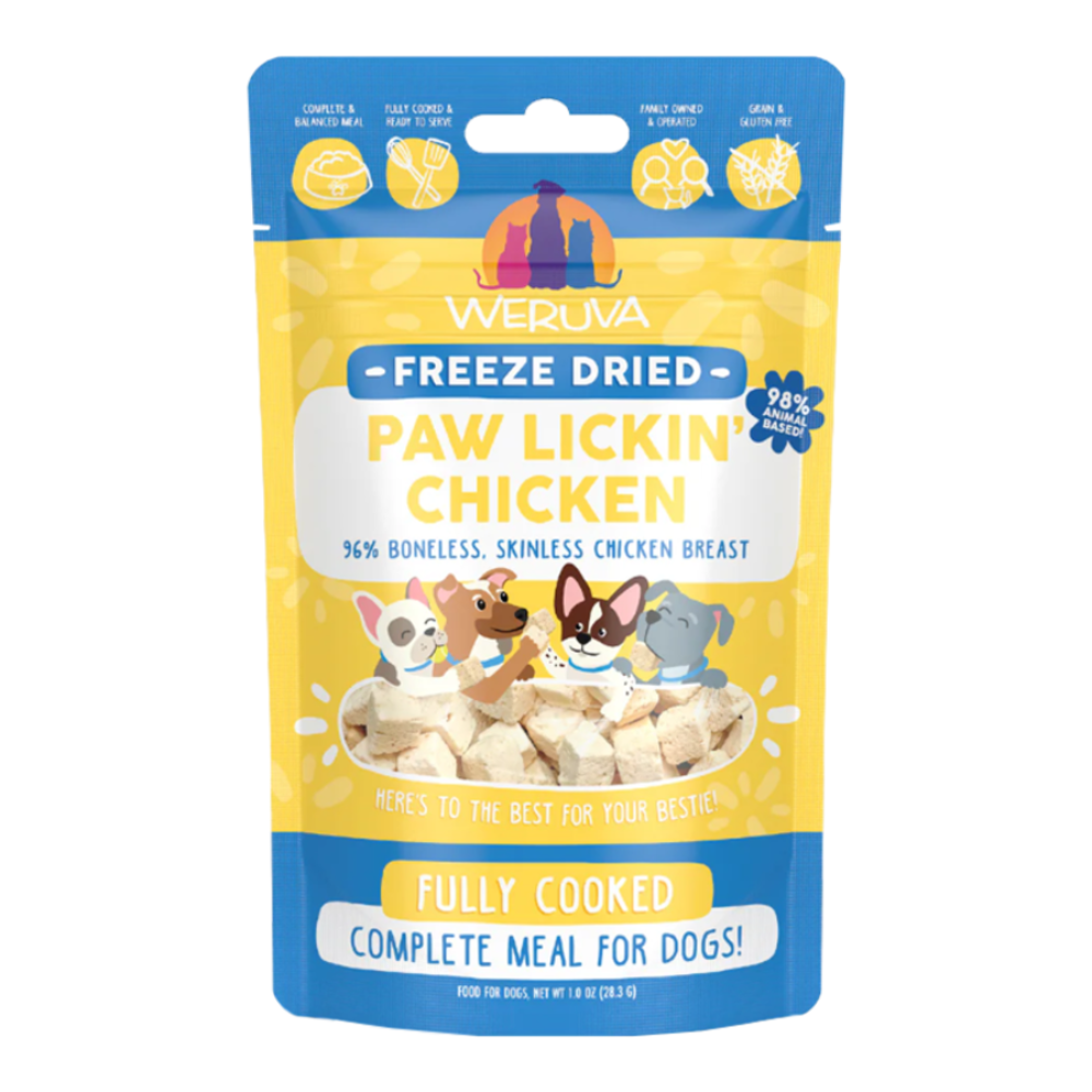 Weruva Freeze Dried Paw Lickin Chicken Dog