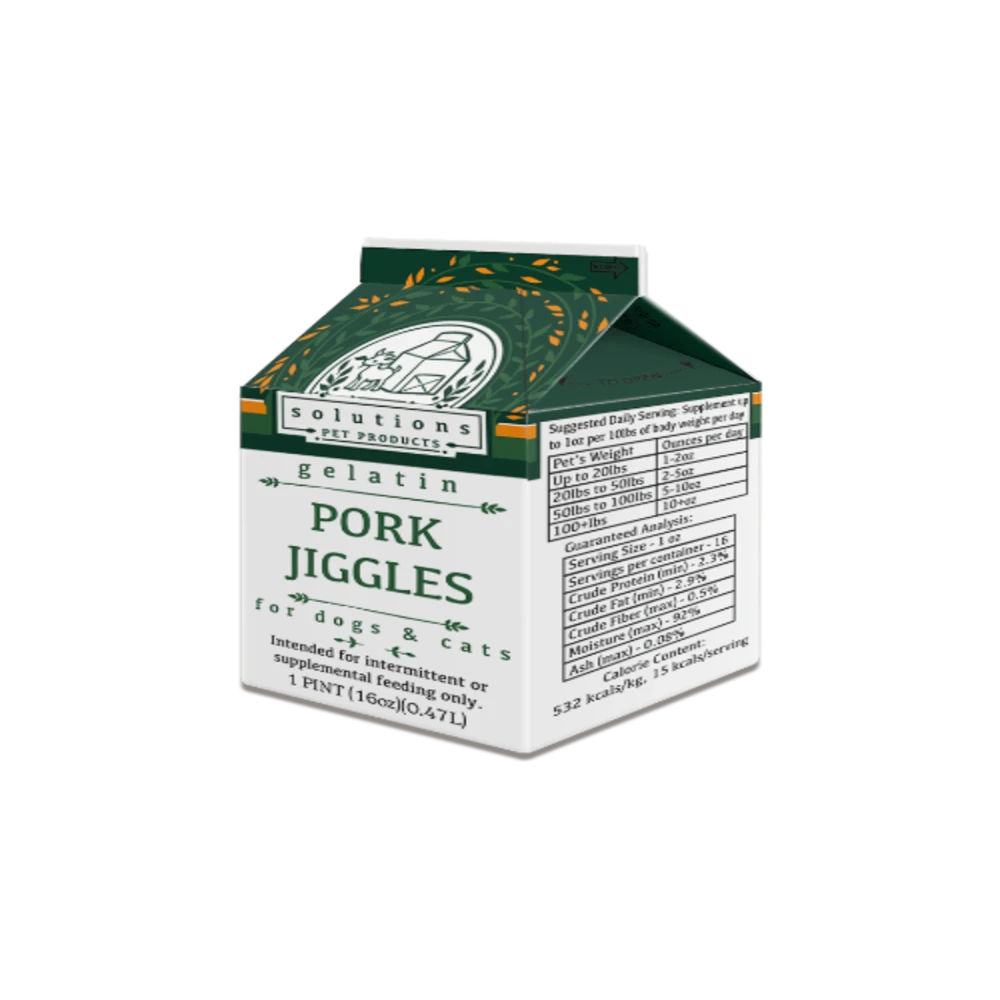 Solutions Pet Products Pork Jiggles