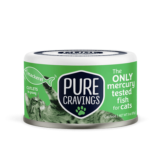 Pure Cravings Cat Cutlets in Gravy Mackerel Can