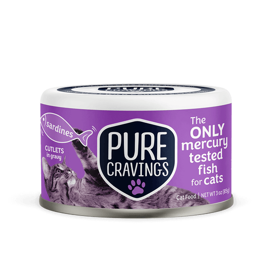 Pure Cravings Cat Cutlets in Gravy Sardines Can 3oz