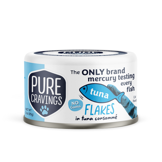 Pure Cravings Cat Tuna Flakes in Tuna Consommé 3oz