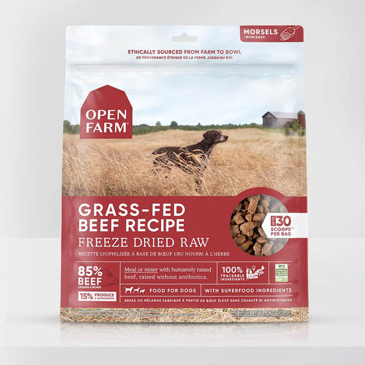 Open Farm Freeze-Dried Morsels Beef