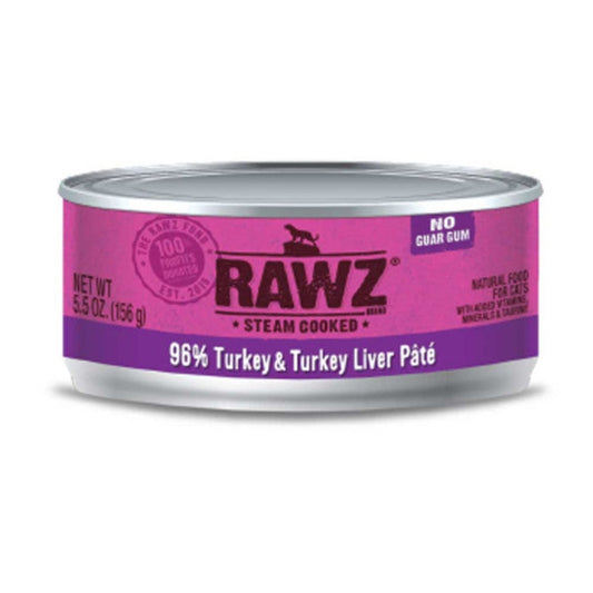Rawz Cat Turkey & Turkey Liver Pate 5.5oz
