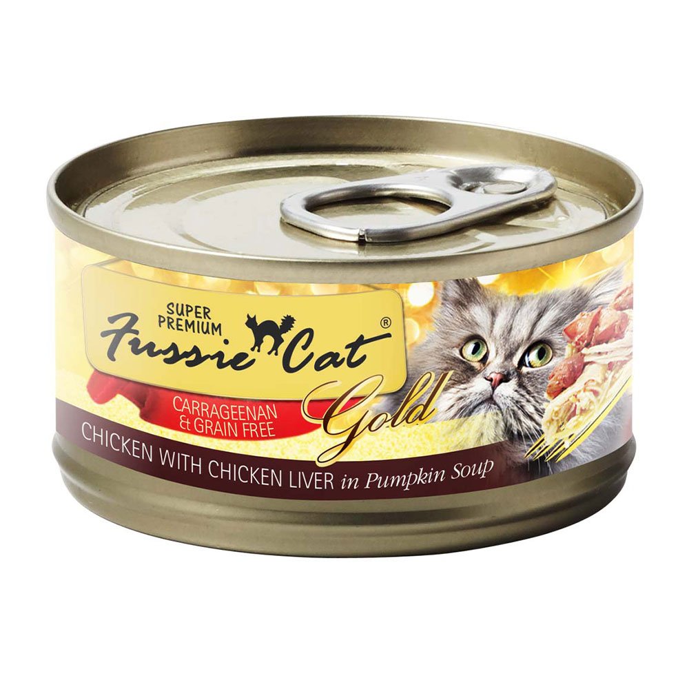Fussie Cat Super Premium Chicken & Chicken Liver in Gravy Cat 2.8oz