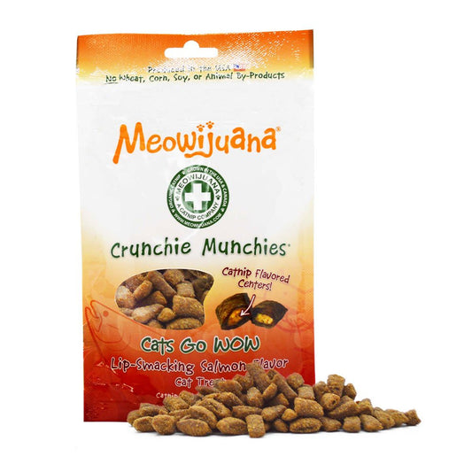 Meowijuana Crunchie Munchie Salmon Treat 3oz
