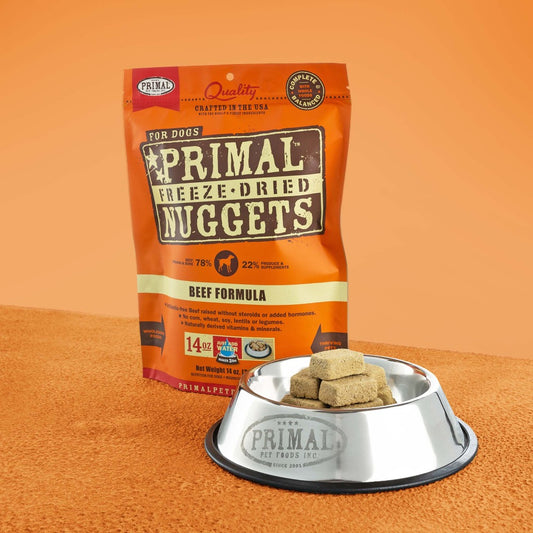 Primal Freeze-Dried Beef Nuggets Dog
