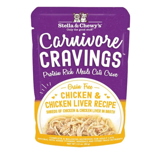 Stella & Chewy's Cravings Chicken & Chicken Liver Pouch 2.8oz