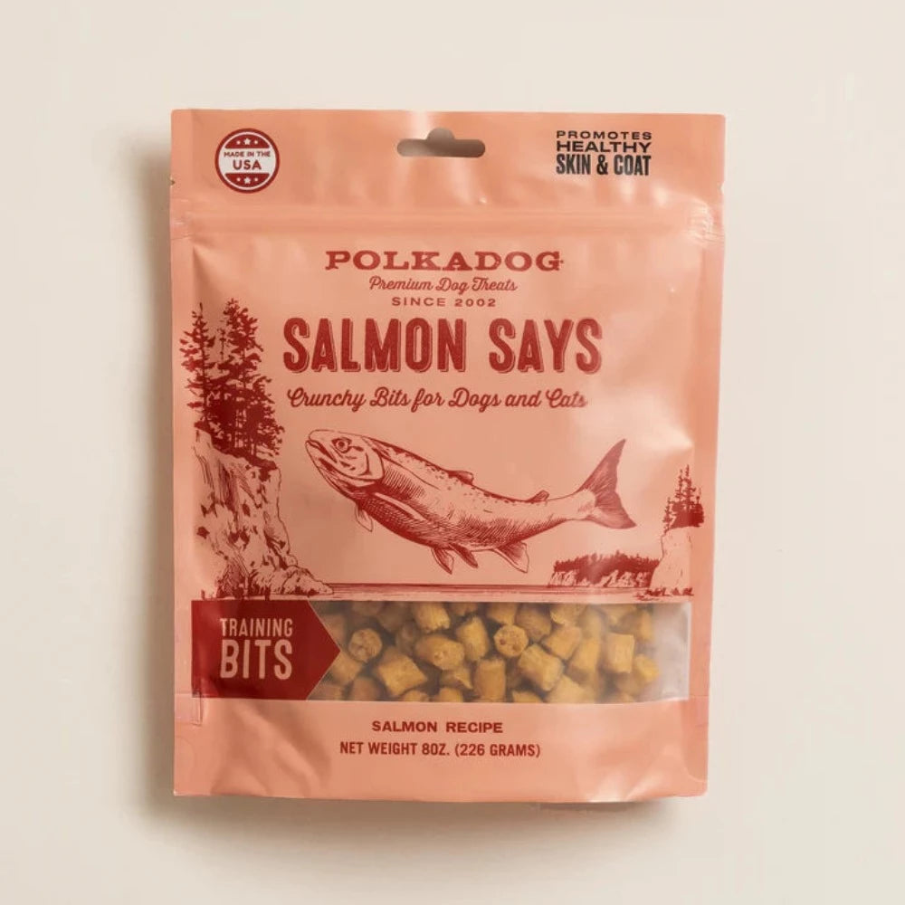 Polka Dog Salmon Says Little Bites 8oz