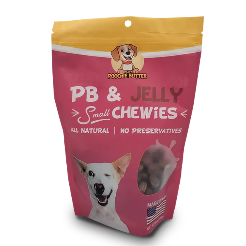 Poochie Butter PB & Jelly Chewies 8oz