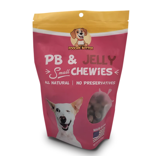 Poochie Butter PB & Jelly Chewies 8oz