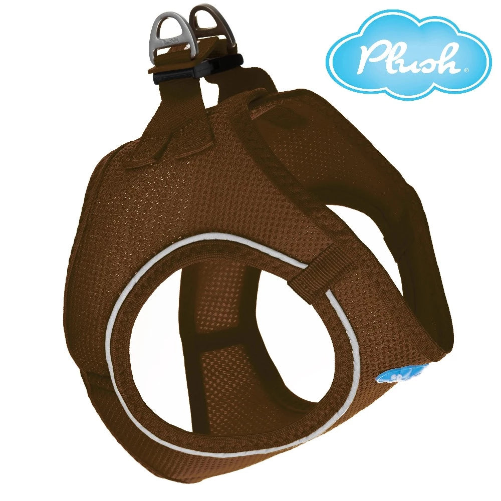 Plush Step In Harness Toffee