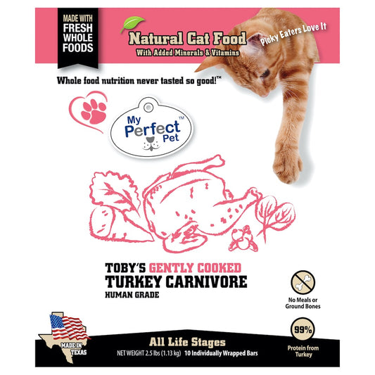 My Perfect Pet Cat Carnivore Turkey 2.5-lb