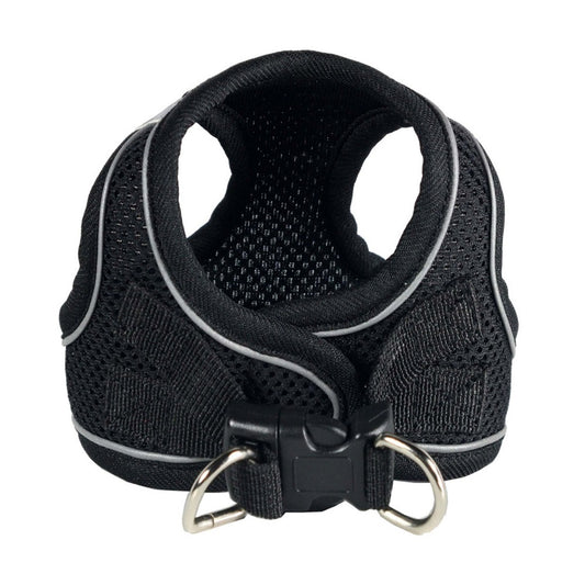 Hip Doggie Reflective Step in Harness Black