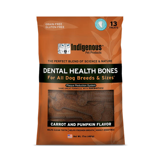 Indigenous Grain Free Dental Health Bones Carrot & Pumpkin