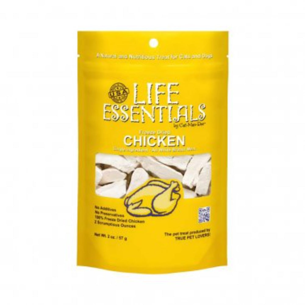 Cat-Man-Doo Life Essentials Freeze-Dried Chicken Cat & Dog Treats