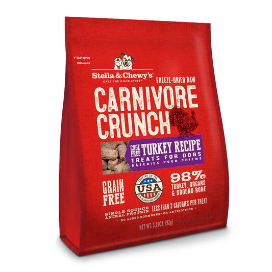 Stella & Chewy's Carnivore Crunch Turkey 3.25oz