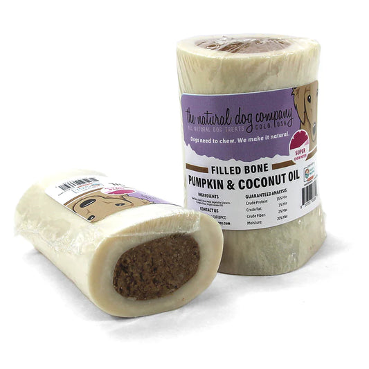 The Natural Dog Company Pumpkin & Coconut Oil Filled Bone