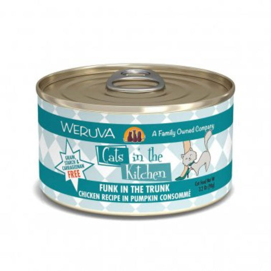 Weruva CITK "Funk in the Trunk" Chicken in Pumpkin Consomme Can 3.2oz