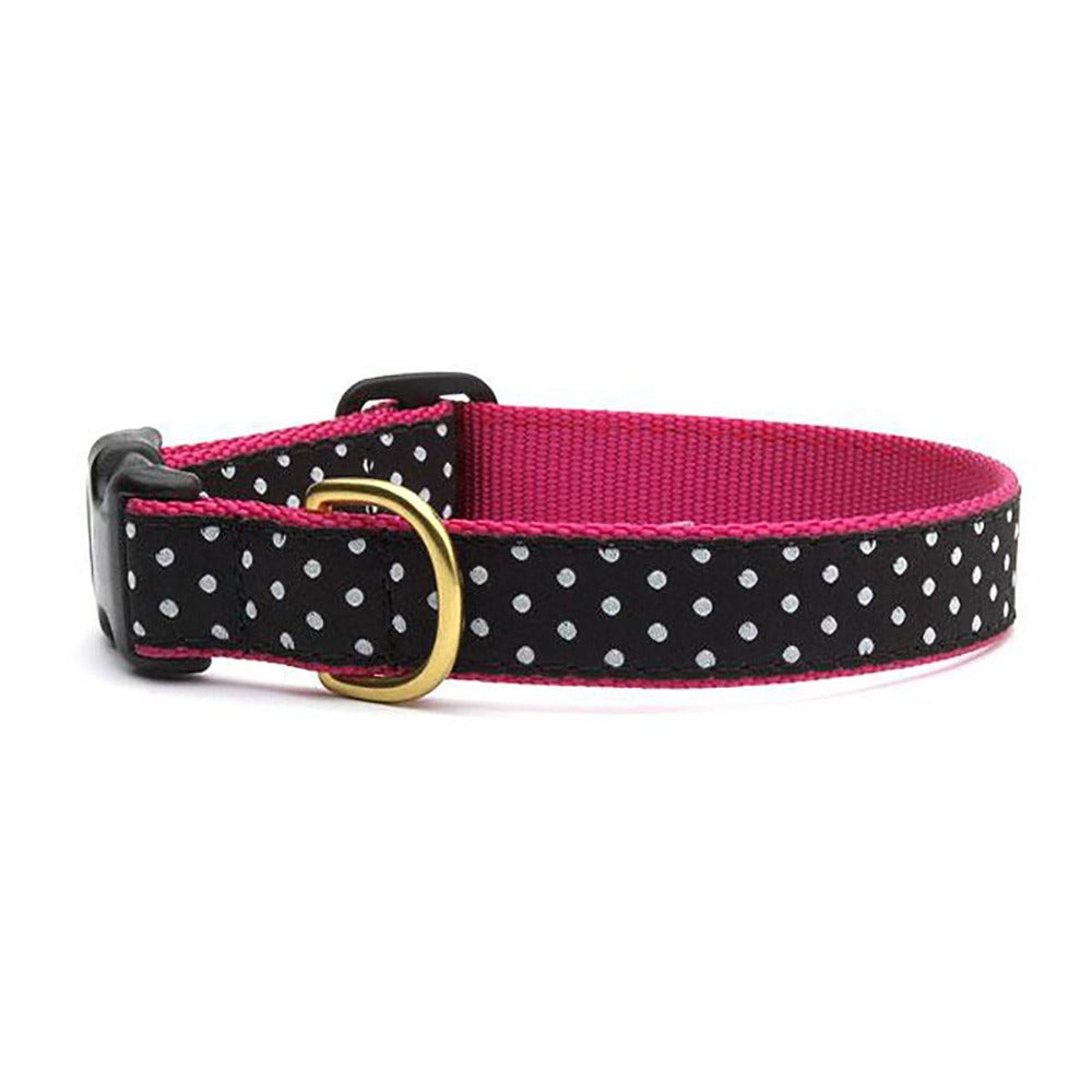 Up Country Black & White Dot Collar