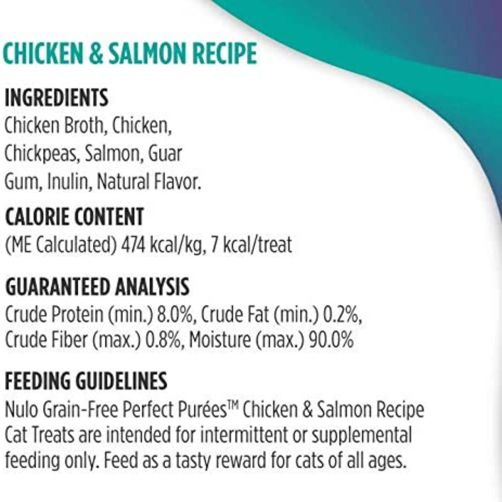 Nulo Freestyle Cat Puree Grain Free Chicken & Salmon .5oz