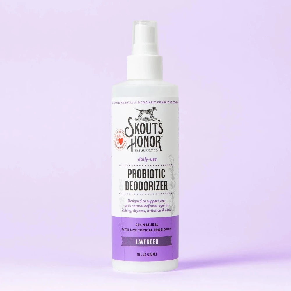 Skout's Honor Probiotic Daily Use Deodorizer Lavender Spray 8oz
