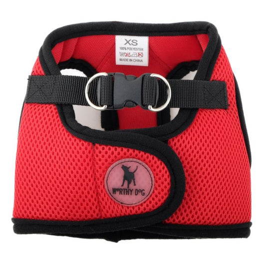 Worthy Dog Sidekick Harness Red