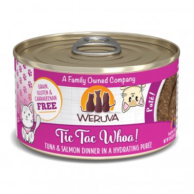 Weruva Tic Tac Whoa! Puree with Tuna & Salmon 3oz