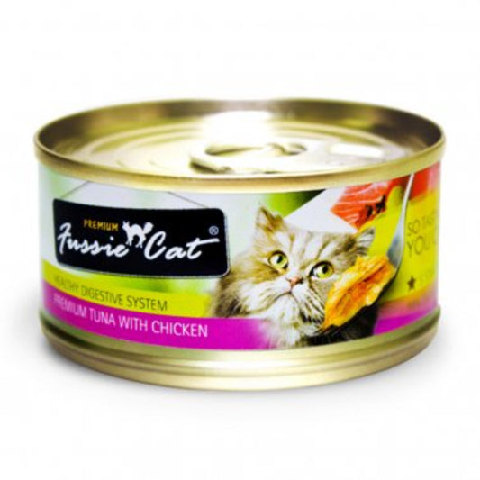 Fussie Cat Premium Tuna With Chicken Formula In Aspic Cat 2.8oz