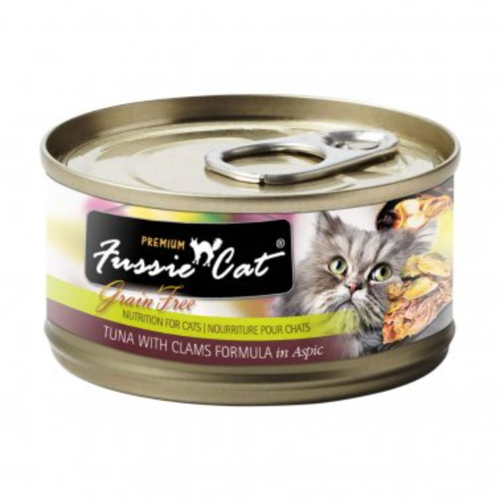 Fussie Cat Premium Tuna With Clams Formula In Aspic Cat 2.8oz