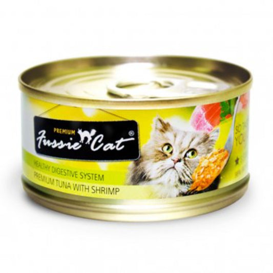 Fussie Cat Premium Tuna With Shrimp Formula In Aspic Cat 2.8oz
