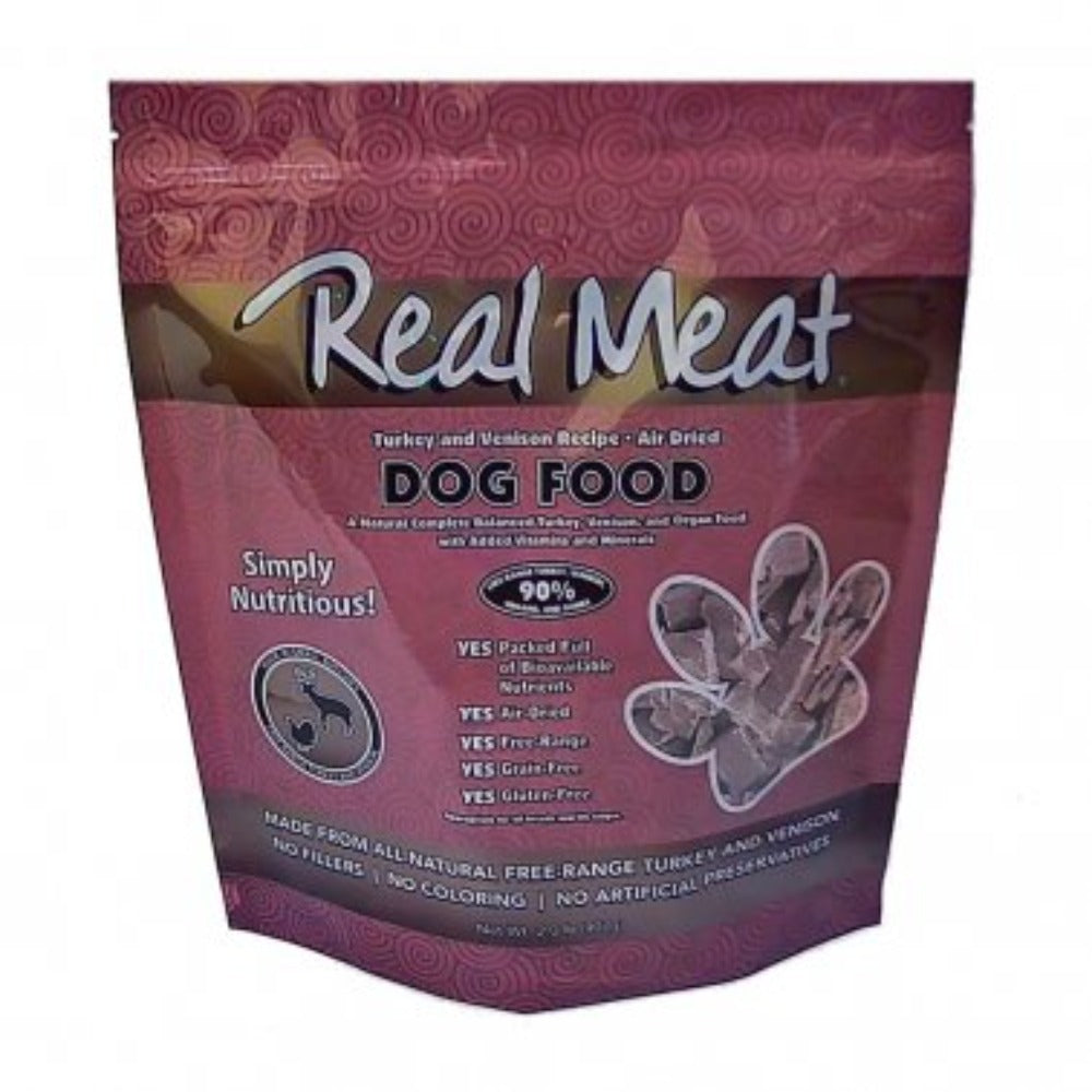 Real Meat Air Dried Dog Food Turkey & Venison