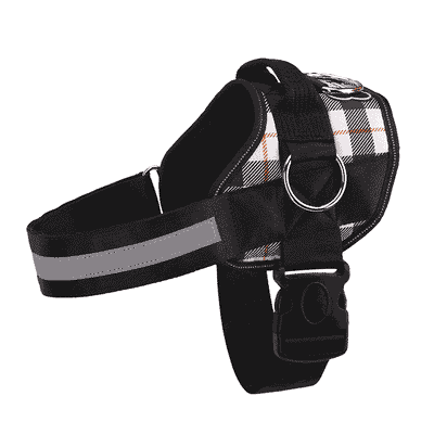 Joyride White Plaid Harness