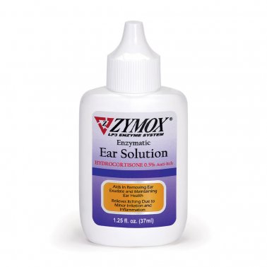 Zymox Enzymatic Ear Solution with 5% Hydrocortisone 1.25oz